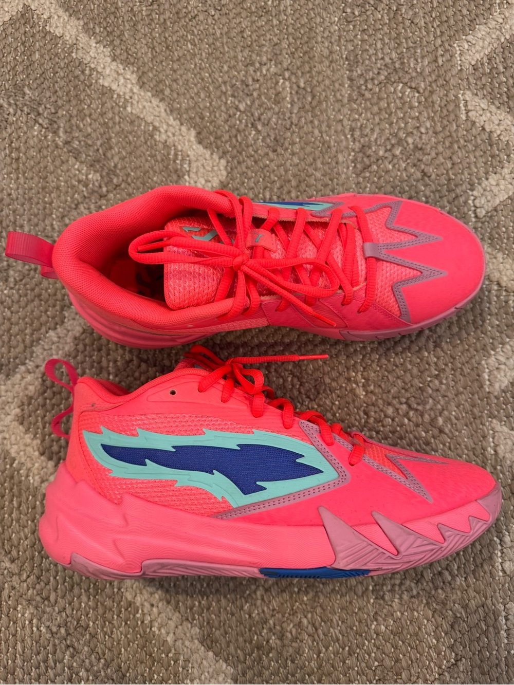 Puma MB.03 Team Basketball Shoes Pink Men’s 7.5